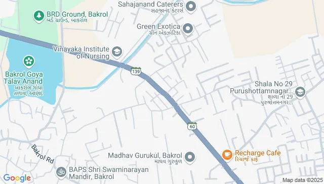 HWC2+22G, GJ SH 139, Bakrol, Gujarat 388315, India HWC2+22G, GJ SH 139, Bakrol, Gujarat 388315, India